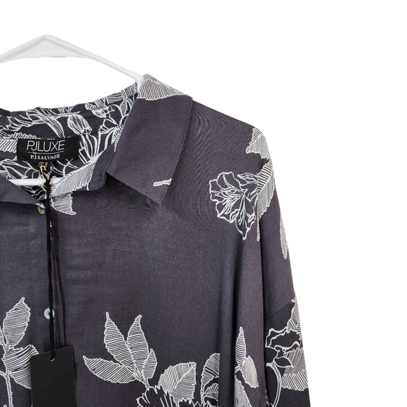 PJ Salvage Women's Floral Button Up Shirt - Picture 2 of 6